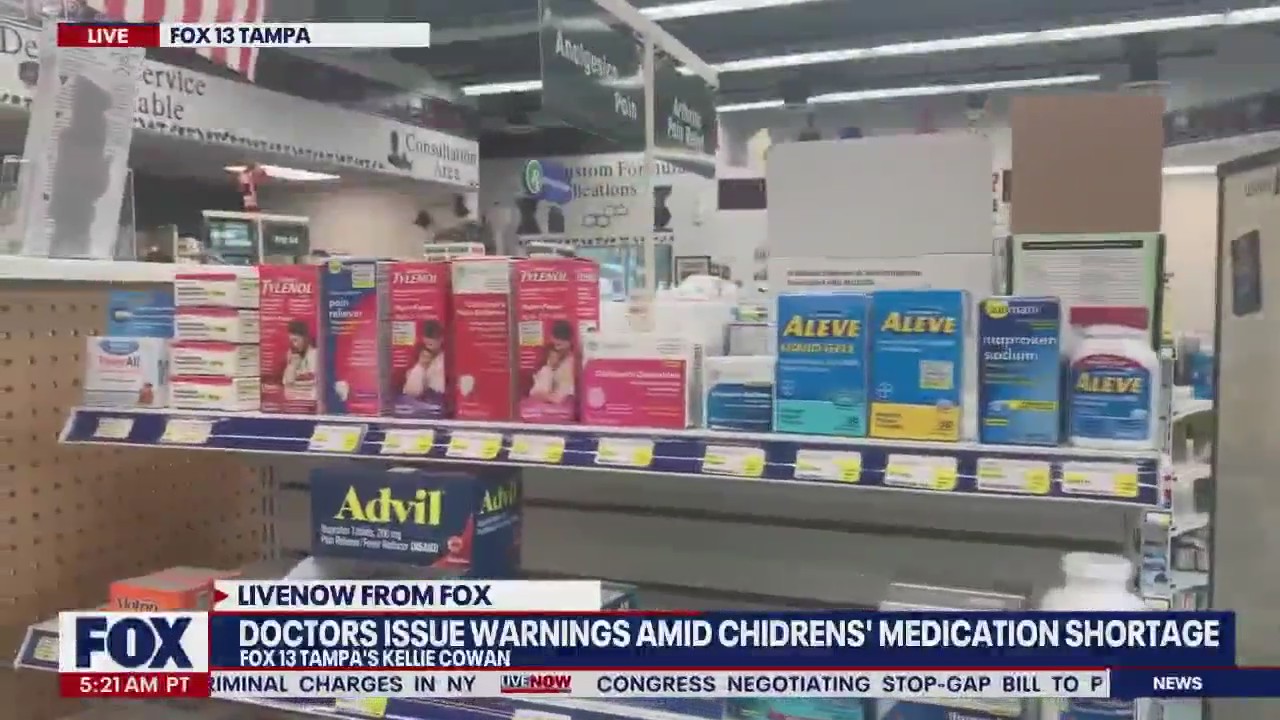 Doctors issue warnings amid children's medication shortage
