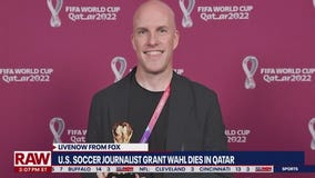 Grant Wahl's colleague shares "overwhelming grief" over soccer journalist's death in Qatar