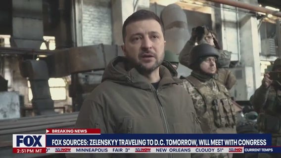 Ukrainian President Volodymyr Zelenskyy set to visit Capitol Hill tomorrow | LiveNOW from FOX