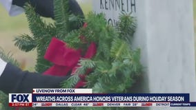 Volunteers supporting Uvalde, Texas on Wreaths Across America Day
