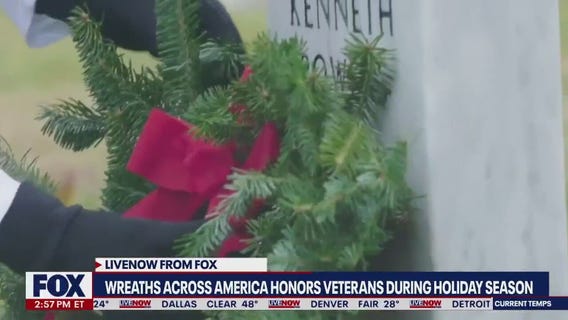 Volunteers supporting Uvalde, Texas on Wreaths Across America Day