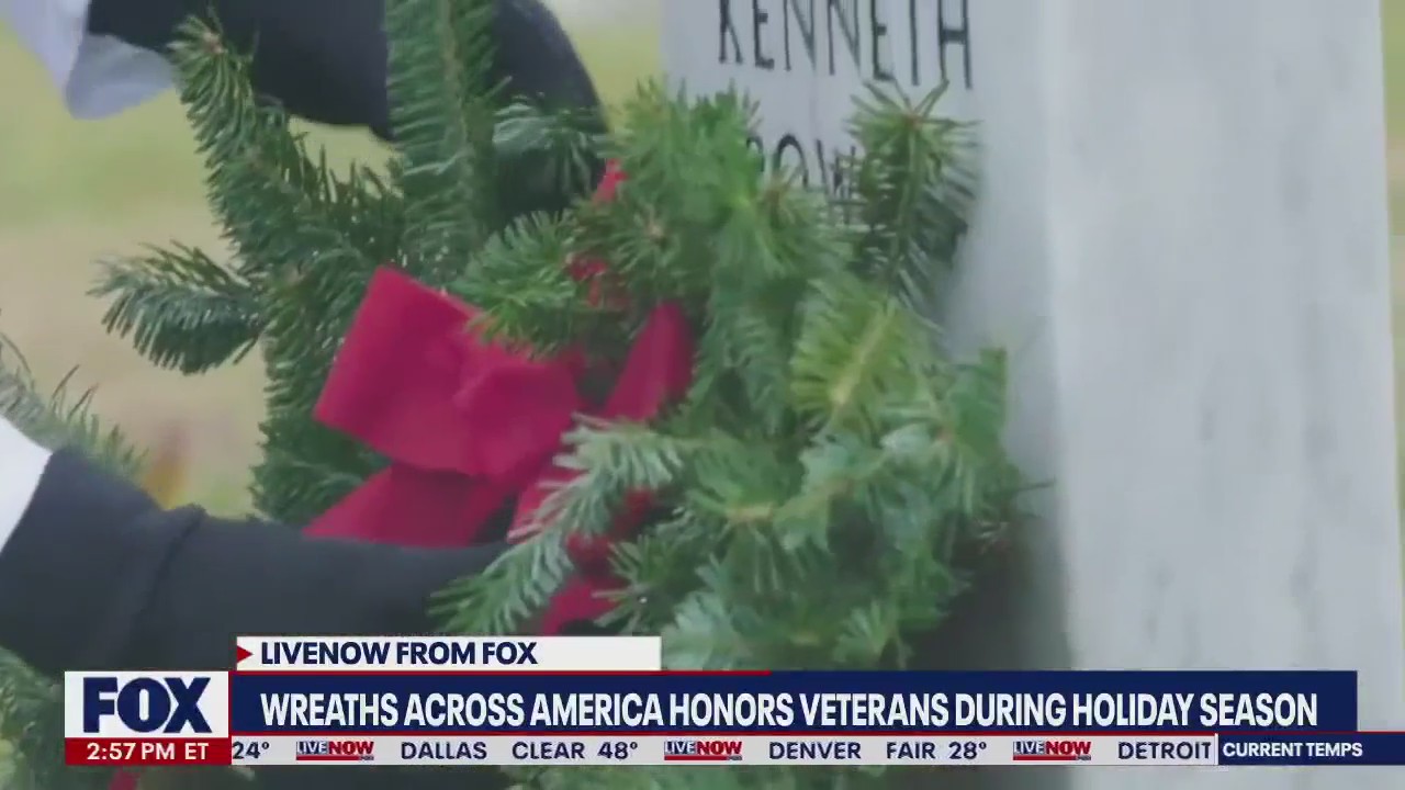 Volunteers supporting Uvalde, Texas on Wreaths Across America Day