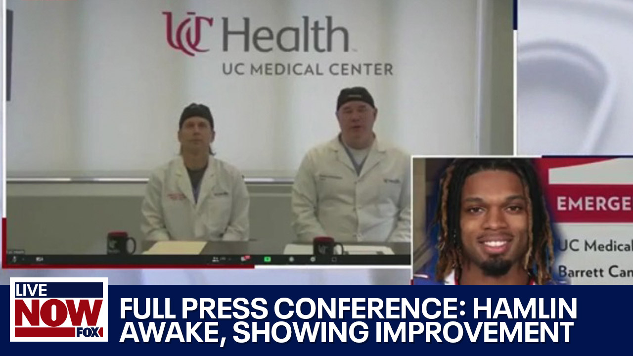 Damar Hamlin update: Doctors say Buffalo Bills safety awake, showing improvement