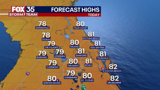 Afternoon Orlando Weather Forecast: April 30