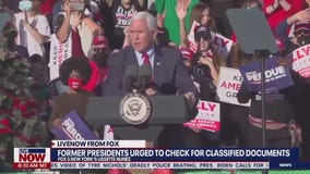 Past presidents, vice presidents urged to check for classified documents