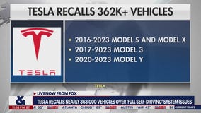 Tesla recalls 362K+ vehicles due to 'full self-driving' safety concerns | LiveNOW from FOX