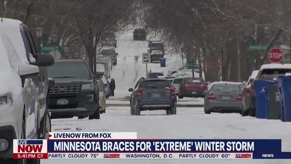 Minnesota bracing for 'extreme' winter storm, possible record snowfall | LiveNOW from FOX