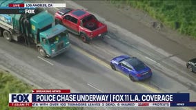 LA police chase disrupts Monday morning commute