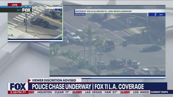 Police Chase: Suspect opens fire on officer during high speed chase