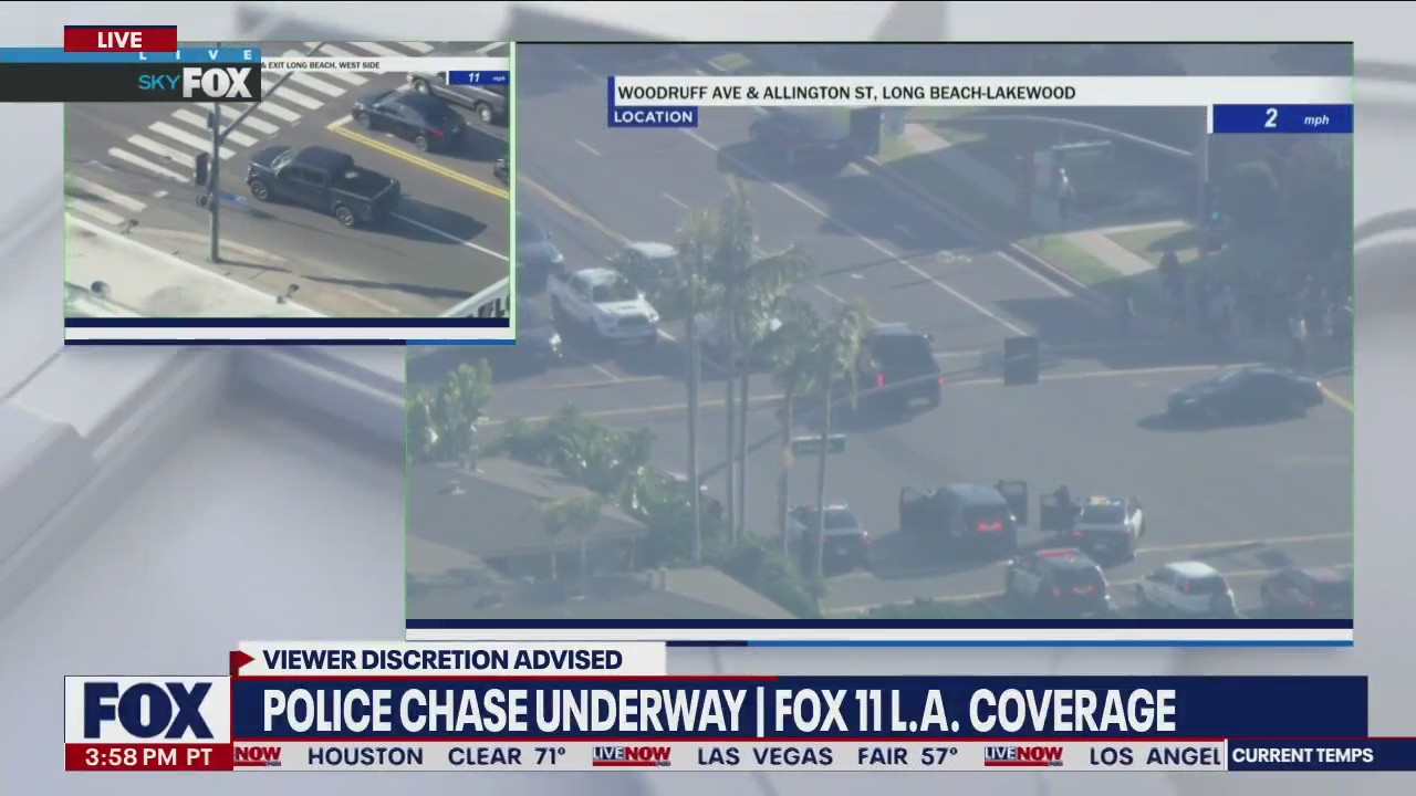 Police Chase: Suspect opens fire on officer during high speed chase