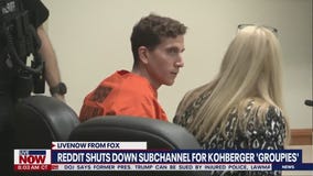 Reddit shuts down channel showing support for accused Idaho killer, Bryan Kohberger