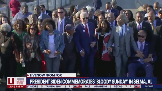 President Biden marks ?Bloody Sunday? and walks across bridge in Selma, Alabama | LiveNOW from FOX