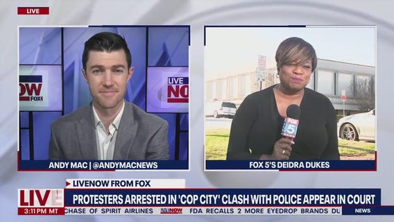 'Cop City' protesters make first court appearance following clash with police | LiveNOW from FOX