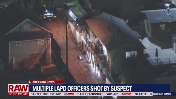 New details: multiple Los Angeles police officers shot, suspect barricaded | LiveNOW from FOX