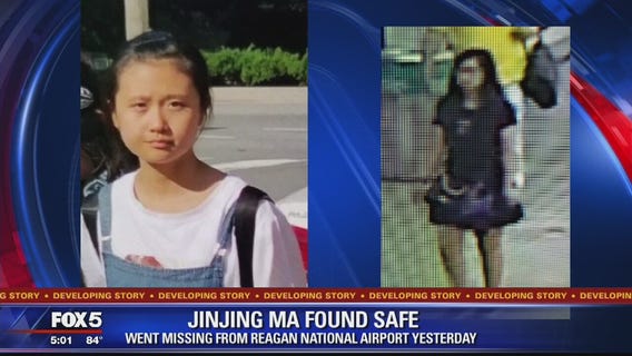 12-year-old girl whose disappearance at Reagan National Airport sparked Amber Alert found safe in NY