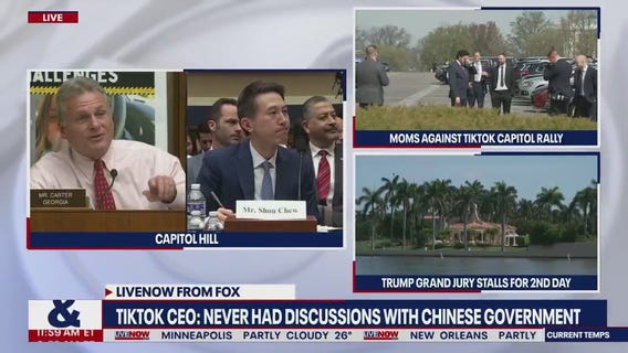 "That's creepy" Lawmaker slams TikTok CEO over app snooping allegations on kids and teens