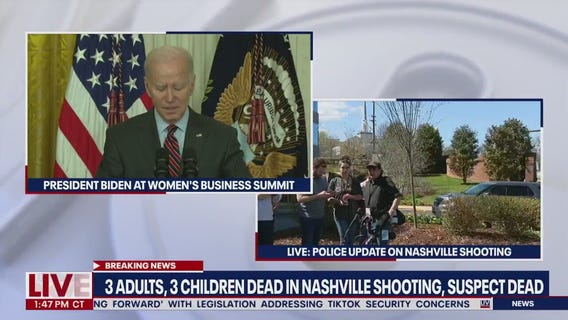 Biden remarks on Nashville school mass shooting, pushes for heightened gun laws in America