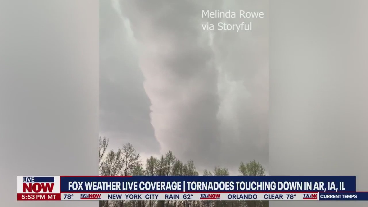 Tornado warnings affect millions as weather front spans 800 miles