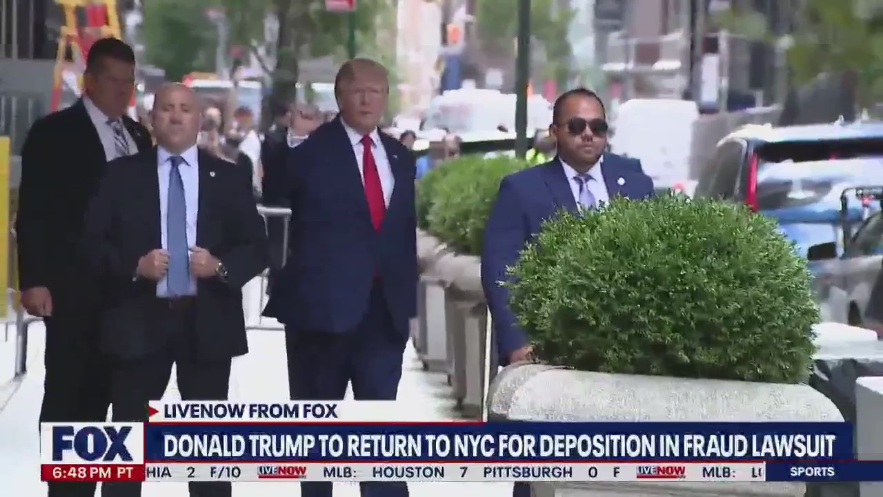 Trump to return to NYC for deposition in civil lawsuit | LiveNOW from FOX