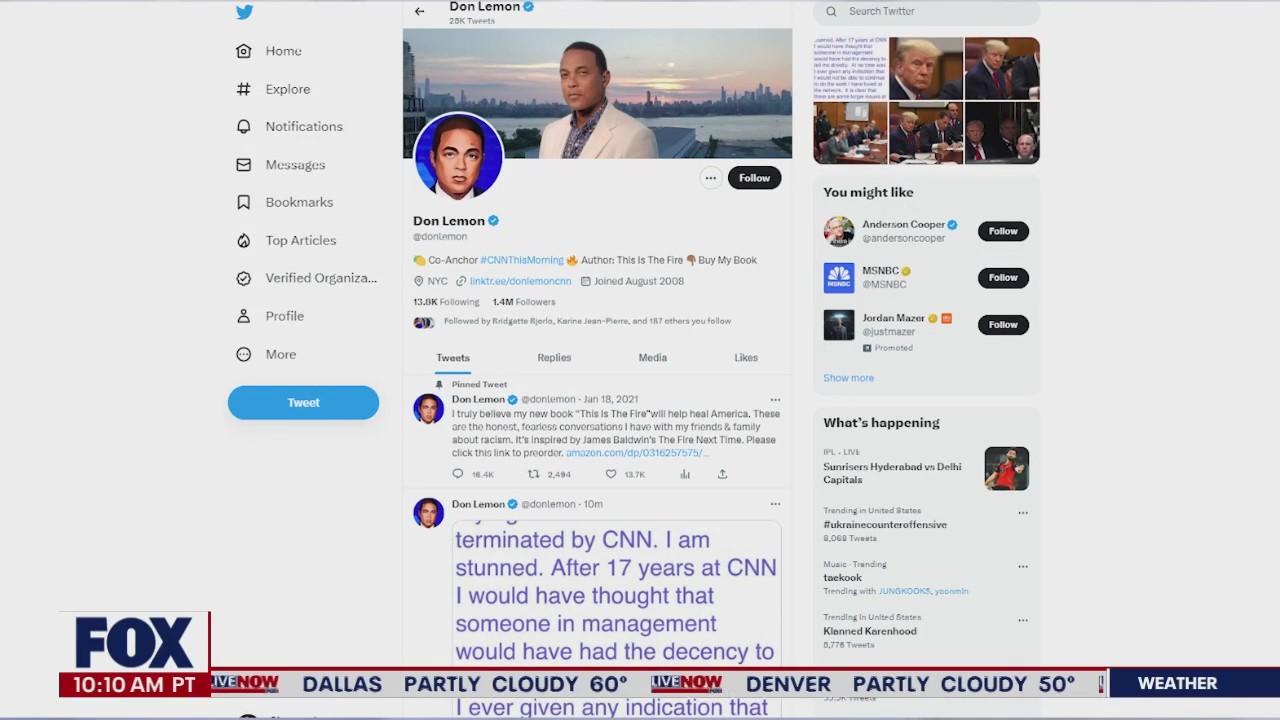 Don Lemon fired from CNN, network disputes details