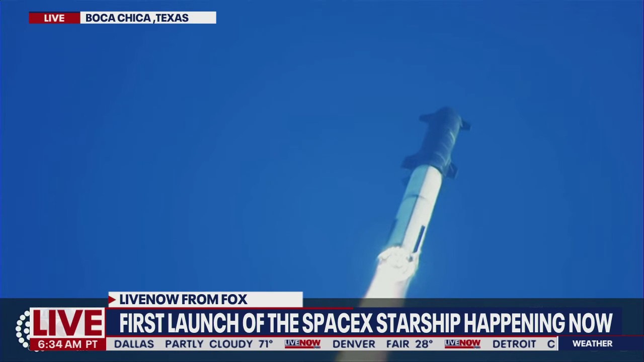Watch: SpaceX?s giant Starship rocket launch attempt ends with explosion