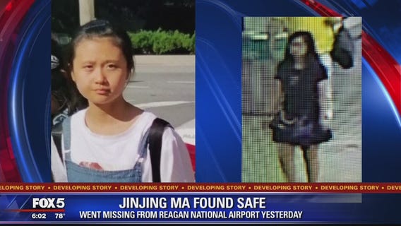 12-year-old girl from China who went missing from Reagan National Airport found safe in New York