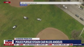 Crazy LA police chase: Suspect drives through playground, baseball park | LiveNOW from FOX