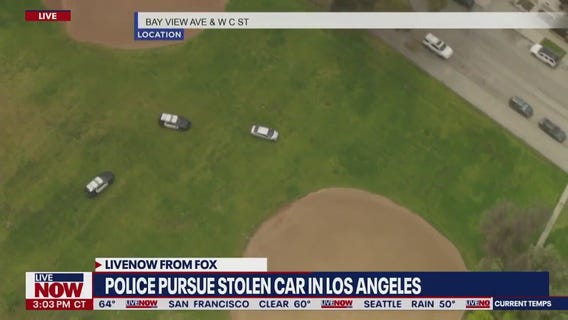 Crazy LA police chase: Suspect drives through playground, baseball park | LiveNOW from FOX