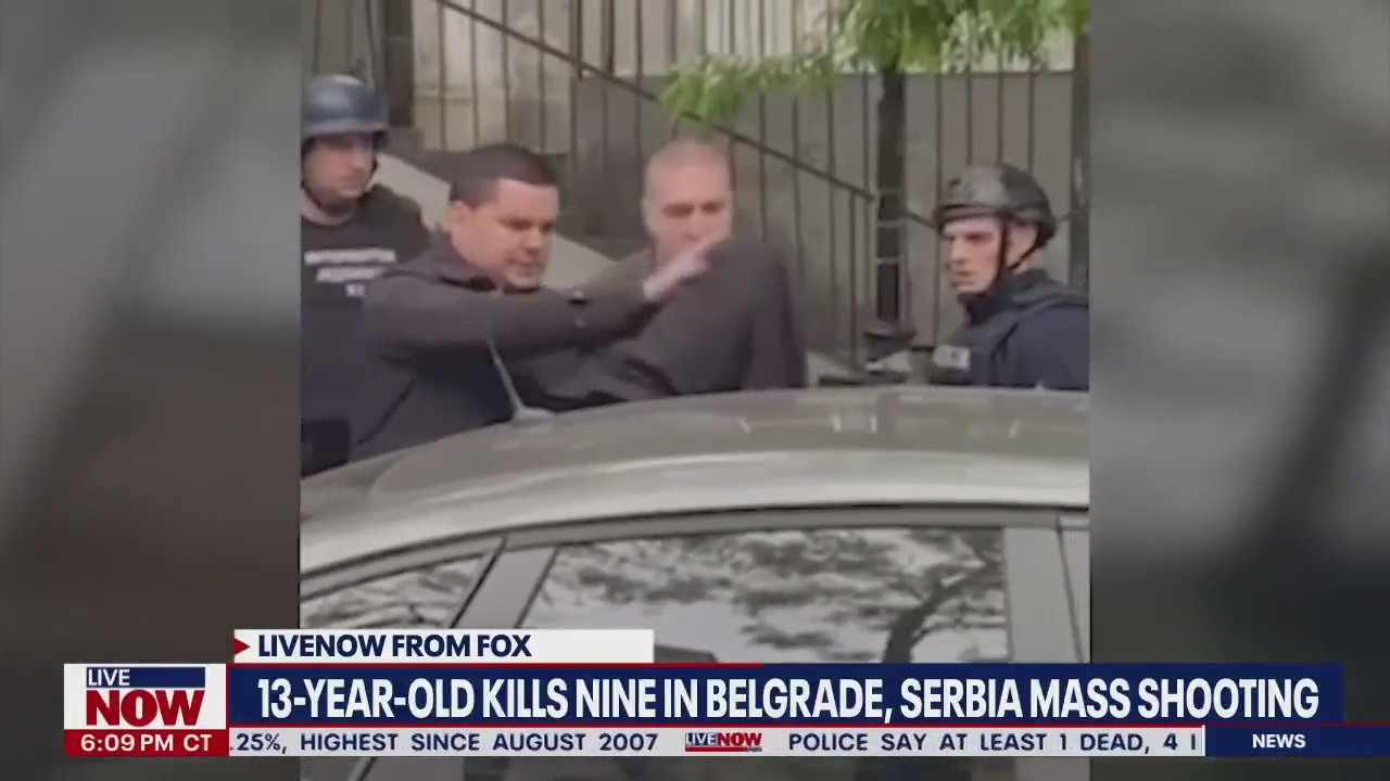13-year-old kills 9 in Serbia school shooting