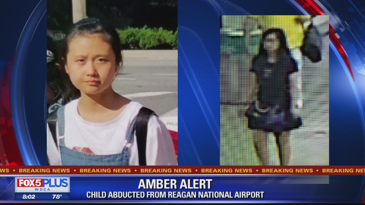 12-year-old Chinese girl abducted at Reagan National Airport sparking Amber Alert