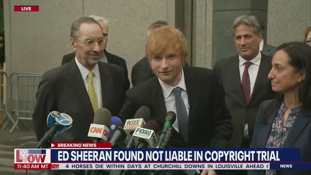 Ed Sheeran not liable in copyright trial