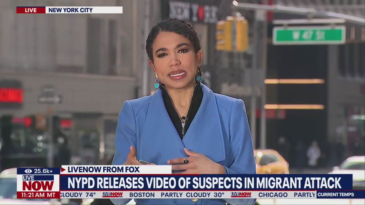 NYPD releases video of suspects in migrant attack | LiveNOW from FOX