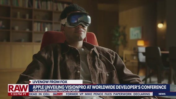 Apple unveils Vision Pro with $3,499 price tag