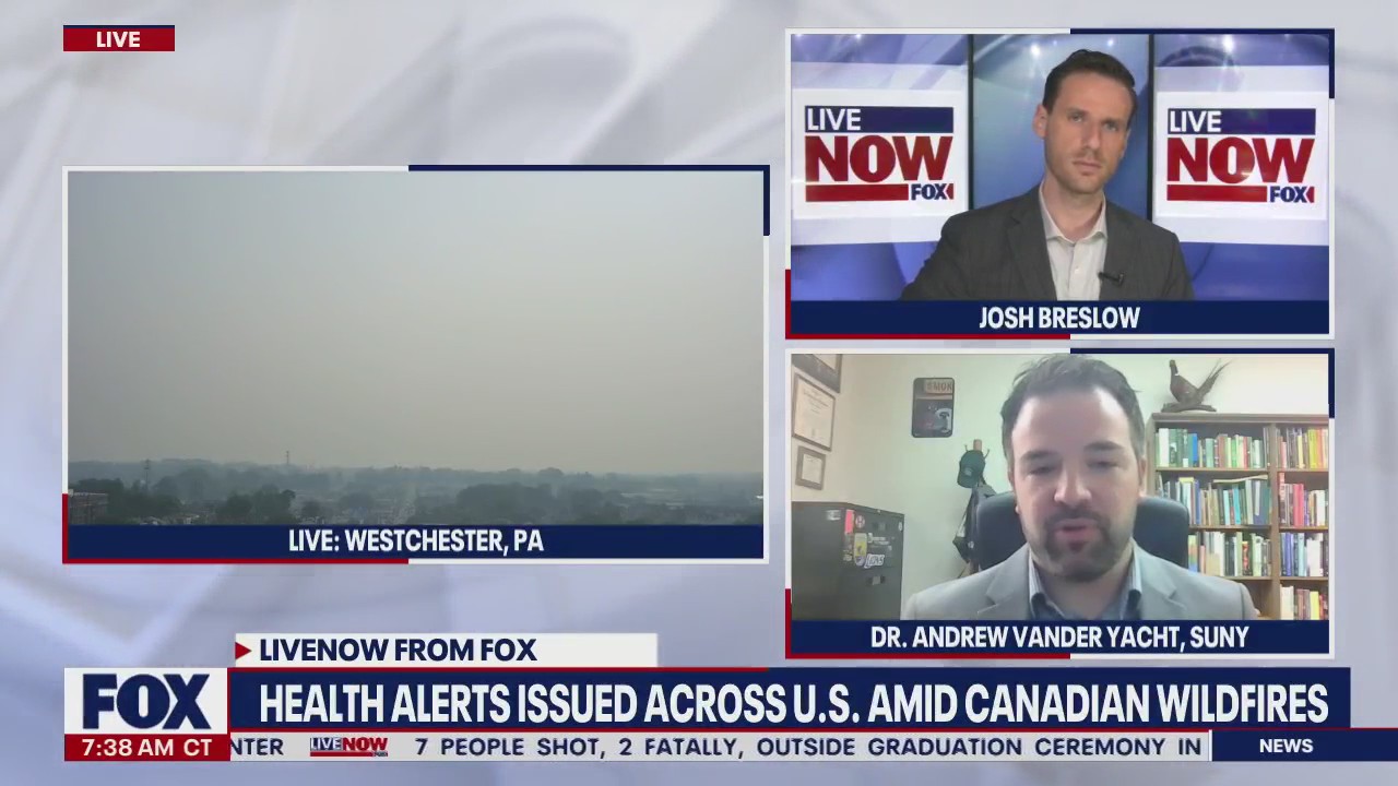 Canadian wildfires cause smoke across U.S.