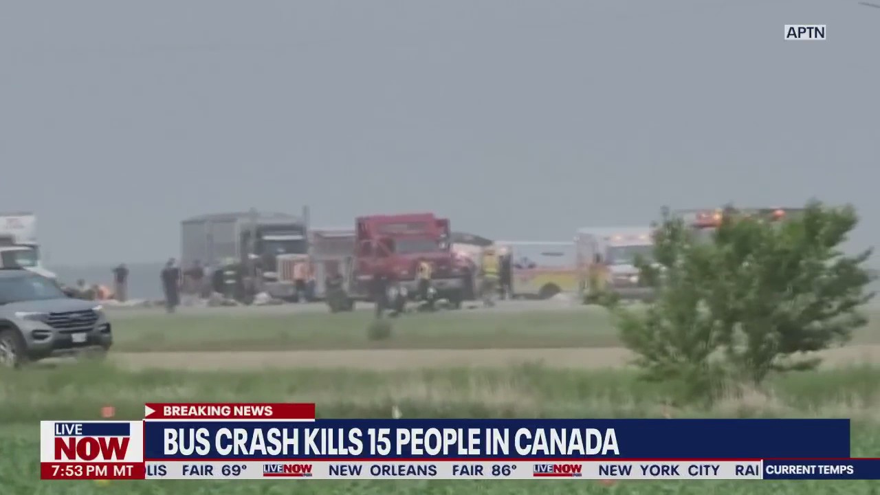 At least 15 killed in Manitoba crash