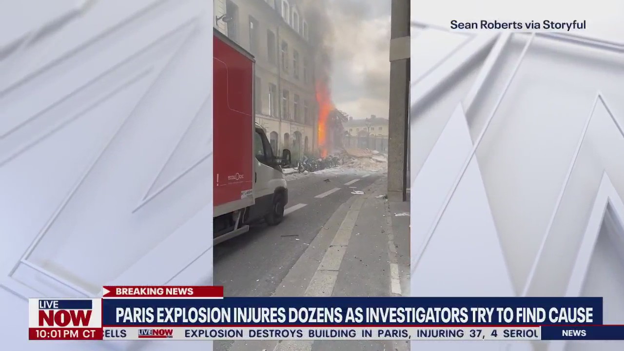 Massive explosion in Paris injures 24 people