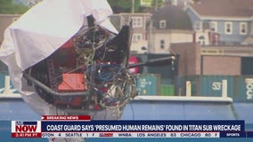 Coast Guard finds 'presumed human remains'