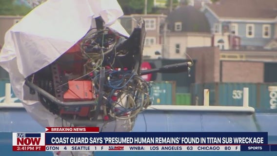 Coast Guard finds 'presumed human remains'