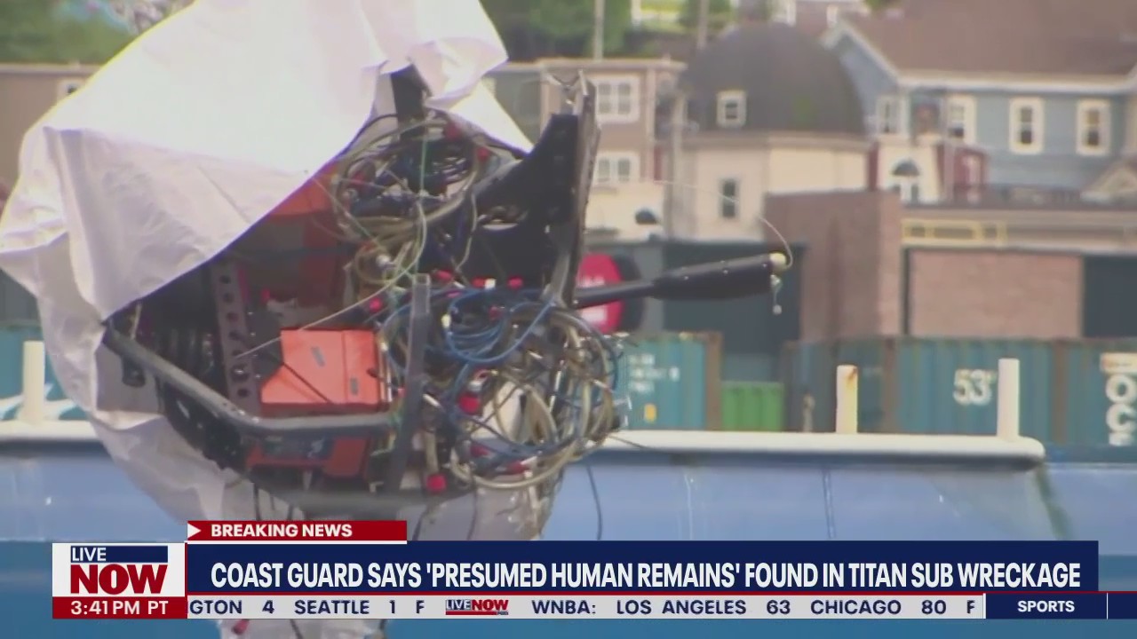 Coast Guard finds 'presumed human remains'