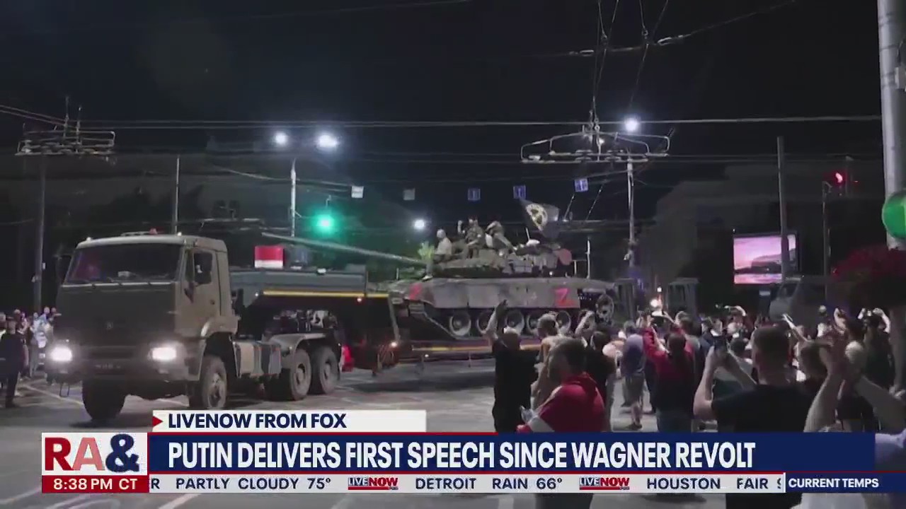 Putin blames Wagner's Prigozhin for coup attempt