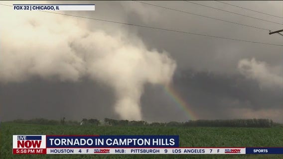 Tornado touches down in Chicagoland area