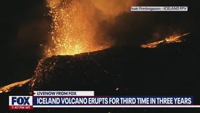 Drone pilot describes flying over Iceland volcano