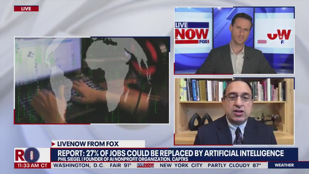 AI concerns: 27% of jobs could be replaced