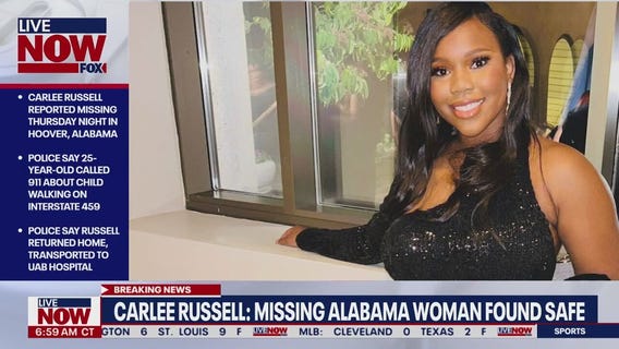 Carlee Russell found alive after disappearance