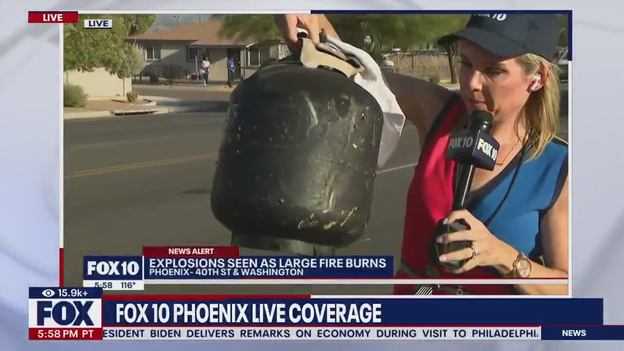 'Hundreds' of propane tanks explode in Phoenix