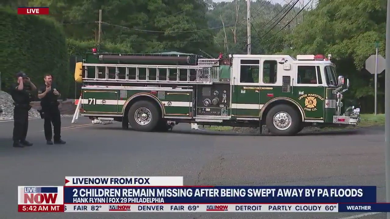 Missing children identified in Pennsylvania flood