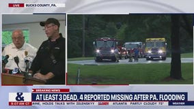 Deadly flooding: 3 dead, 4 missing in Pa.