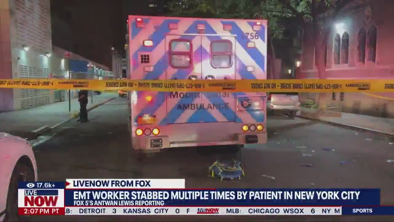 EMT stabbed inside ambulance in NYC