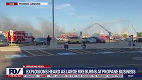 '40-50 explosions' during Phoenix propane fire