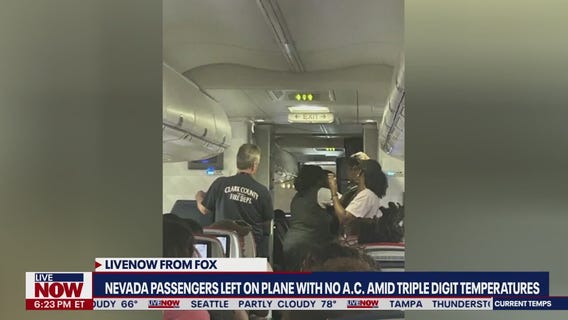 Airplane passengers stuck on plane in 111? heat